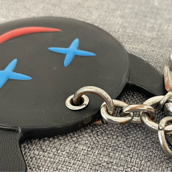 COACH Frisky Emoji Smiling Devil Bag Charm Keychain - Picture 5 of 9